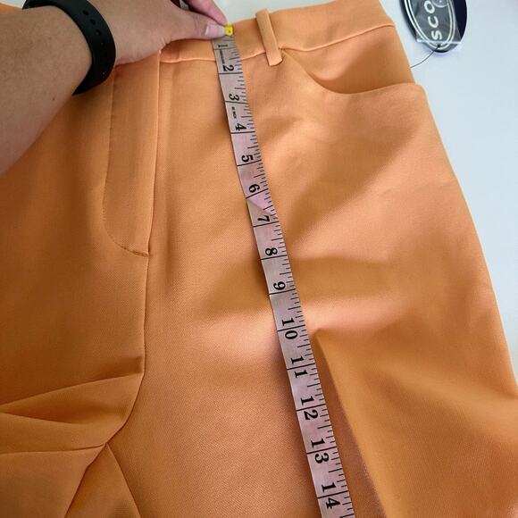 NEW Scoop Orange High Waisted Trouser Pants Size Medium - Picture 10 of 12